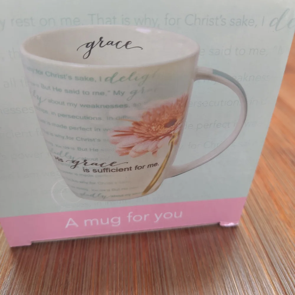 2013 christian Art Gifts In Box Grace 2 Corinthians 12:19 Ceramic Coffee Tea Mug